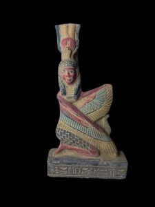 Vintage Goddess Isis statue, unique Isis goddess Statue. - Image 7