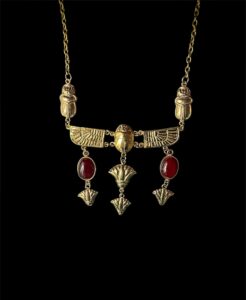 Egyptian Scarab Pectoral Necklace: Ancient Style Fashion Pendant - Image 7