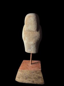 Egyptian vintage Ushabti, Shabti with Museum stand. Egyptian replica artifacts - Image 7