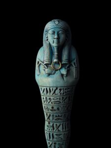 Hand Carved Stone Ushabti Statue: Egyptian Replica Artifact - Image 7