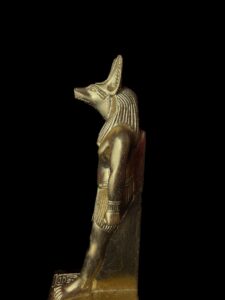 Jackal God Anubis statue made in Egypt, Egyptian Anubis sculpture. - Image 7