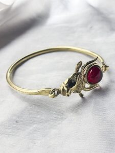 Handcrafted Goddess Hathor Bracelet: Egyptian Jewelry Gift - Image 7