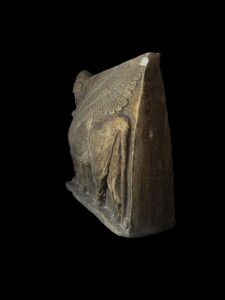 Mesopotamia art for Lamassu statue - Assyrian winged bull relief sculpture amulet - Image 7