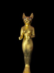 Large Egyptian Goddess Bastet Cat Statue: Home Decor - Image 7