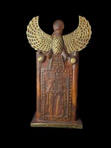 King Tutankhamun Throne: Eye of Horus, Winged Scarab & Nekhbet Symbol - Image 7