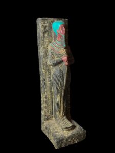 God Ptah Statue: Rose & Black Granite Egyptian Replica - Image 7