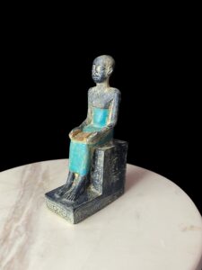 Museum Imhotep Statue - Ancient Egyptian Engineer Imhotep - the builder of Djoser's unprecedented step pyramid complex - Image 7