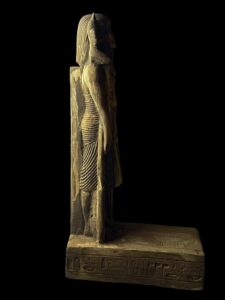Stone Egyptian God Anubis Statue with King Tutankhamun - Image 7