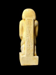 Vintage Ram God Khnum Statue: Egyptian High Priest Sculpture - Image 7