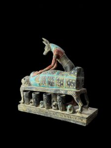 inspired God Anubis Statue , Natural Stone , Home Décor statues , Ancient Egyptian Mythology Collectible - Image 8