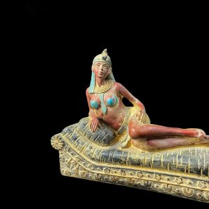 Handcrafted Egyptian Cleopatra Statue: Ancient Home Decor - Image 8