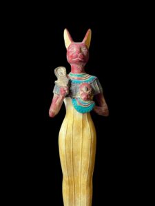 Ancient Egyptian Goddess Bastet statue, Home decor statues made in Egypt - Image 8