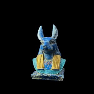 Egyptian God Anubis Stone Statue - Handmade Ancient Egypt Decor - Image 8