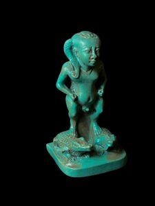 Egyptian Horus Cippus Stele: God Bes Protection Amulet - Image 8