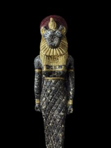 Granite Egyptian Goddess Sekhmet statue. - Image 8