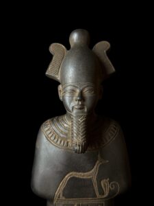 Basalt Egyptian God Osiris Statue: Unique Statuette - Image 8