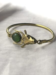 Handcrafted Goddess Hathor Bracelet: Egyptian Jewelry Gift - Image 8