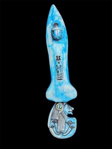Egyptian Goddess Sekhmet Statue: Ancient Lion Goddess with Sobek Inscription - Image 8