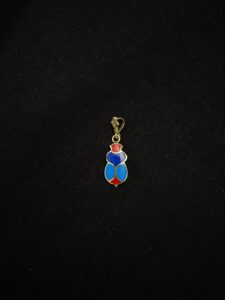 Egyptian Scarab pendant necklace, The decorative Good luck scarab in Ancient Egypt. - Image 8