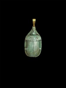 Egyptian Scarab pendant necklace, The decorative Good luck scarab in Ancient Egypt. - Image 8