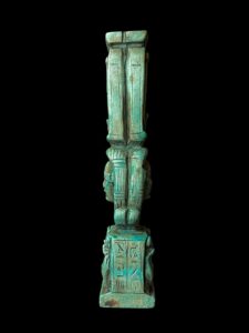 Handmade Flamestone Goddess Hathor & Maat Statuette - Image 8