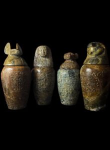 Ancient Egyptian Canopic Jar Figurines: Sons of Horus Replica - Image 8