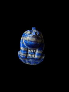 God Horus Amulet made from Lapis Lazuli. - Image 8