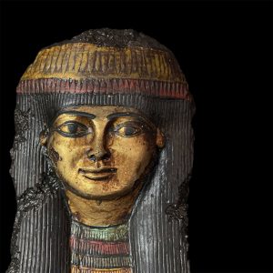 Handcarved Stone Egyptian Queen Statue: Rare Ancient Model - Image 8