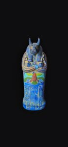 Egyptian God Anubis Stone Statue - Handmade Ancient Egypt Decor - Image 8