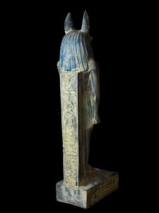 Handmade Anubis Statue - Egyptian God of the Dead - Black Basalt stone - Image 8