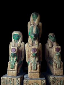 Ancient Egyptian Canopic Jars: Sons of Horus Stone Figurines - Image 8