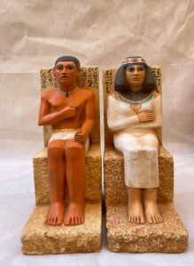 Rahotep and Nofret Statue: Ancient Egyptian Sculpture - Image 8
