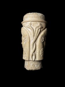 Goddess Hathor Column made in Egypt. with two cobras - Image 8