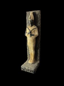 Basalt Egyptian God Osiris Statue: Unique Statuette - Image 8