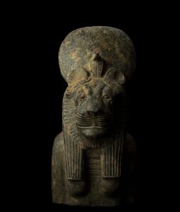 Hand Carved Granite Sekhmet Statue - Egyptian Lion Goddess Figurine - Image 8