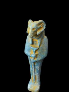 Vintage Ram God Khnum Statue: Ancient Egyptian Decor - Image 8