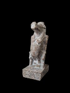 Handmade Egyptian Goddess Taweret Statue: Ancient Hippo Decor - Image 8