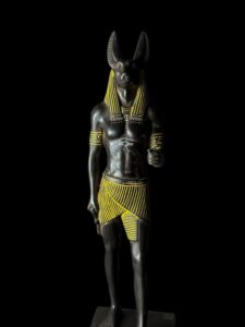 Egyptian Anubis Statue with Eye of Horus - Made in Egypt - Image 8