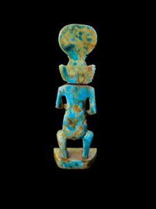 Hand-Carved Porcelain God Bes Statue: Egyptian Home Decor - Image 8