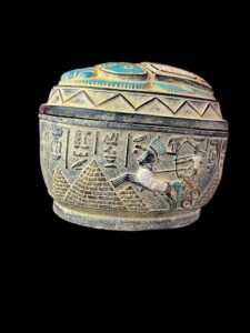 Egyptian Scarab Box: Pharaonic Jewelry Holder - Image 8