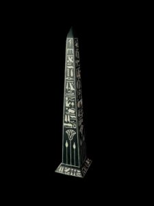 Egyptian Obelisk with Ancient Hieroglyphics: Customizable Inscriptions - Image 8