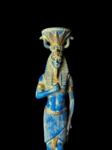 Egyptian King Tutankhamun Candle Holder: Pharaonic Statuette - Image 8