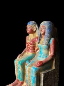 Rare Egyptian King and Queen Statue: Ancient Egypt Decor - Image 8