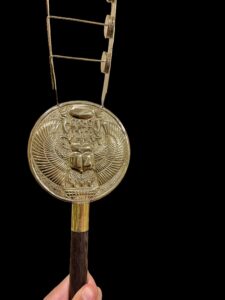Winged Scarab Sistrum: Ancient Egyptian Musical Instrument - Image 8