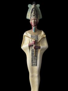 Basalt Egyptian God Osiris Statue: Unique Statuette - Image 8