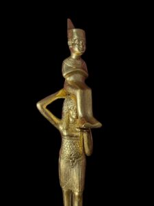 Egyptian King Tutankhamun Statue: Museum Replica - Image 8