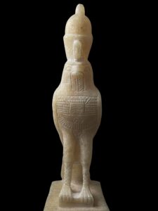 Alabaster Egyptian God Horus Statue - Image 8