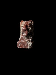 Hand-Carved Jasper Sekhmet Pectoral - Egyptian Goddess Pendant - Image 8