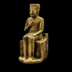 Egyptian King Khufu Statue: Museum Replica - Image 8
