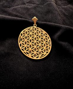 Handcrafted Flower of Life Pendant: Egyptian Spiritual Jewelry - Image 8